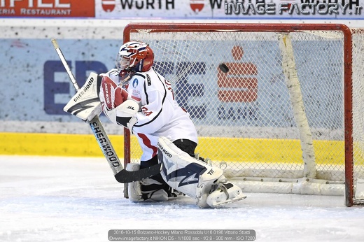 2016-10-15 Bolzano-Hockey Milano Rossoblu U16 0196 Vittorio Stiatti
